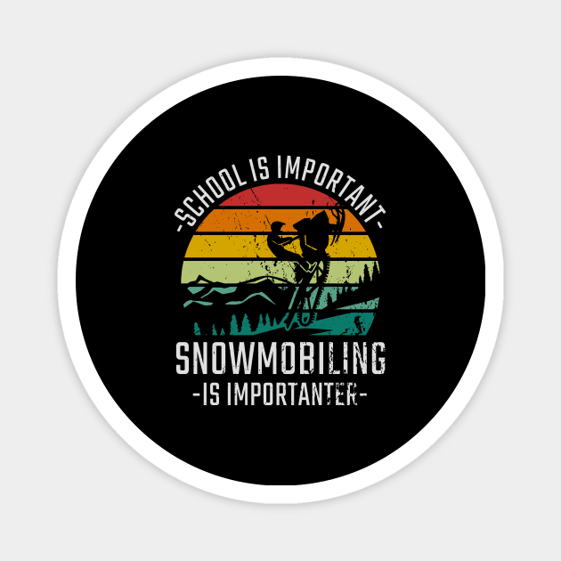 Snowmobiling Snowmobile Magnet by Shiva121